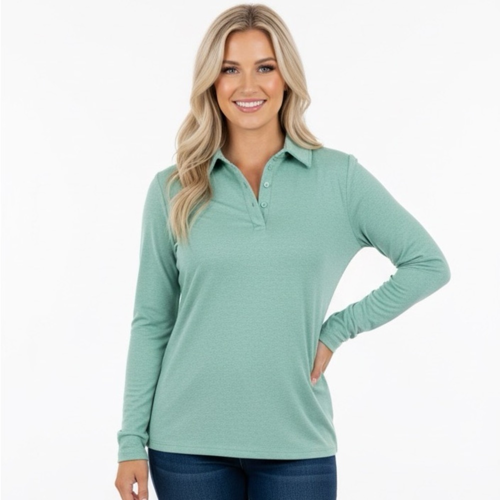 Moheen green top longsleeve size XLarge